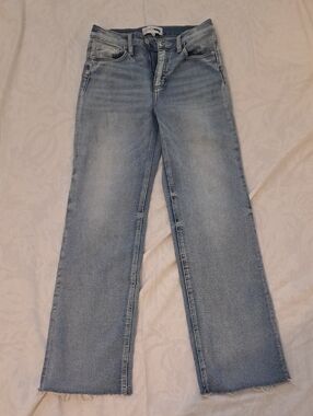 Fashion Nova Light Blue Wide Leg Jeans